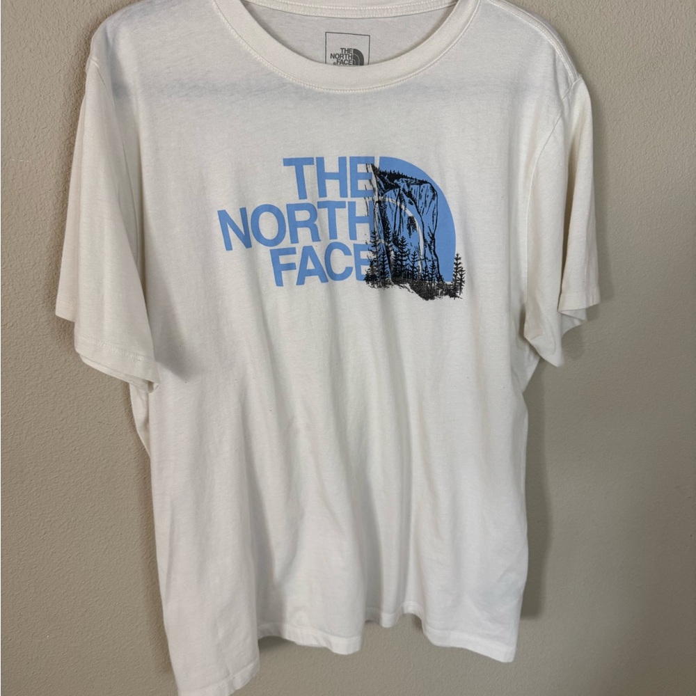 The North Face Graphic Tee Womens XXL White Logo Shirt